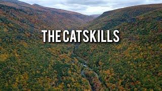 Exploring the Catskill Mountains of New York | RELAXING | peak Fall season