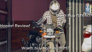 1.5 YEAR HONEST REVIEW OF ROYAL ENFIELD CONTINENTAL GT 650 #gt650