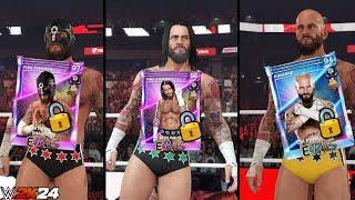 WWE 2K24: How To Unlock The CM Punk Retro Persona Cards