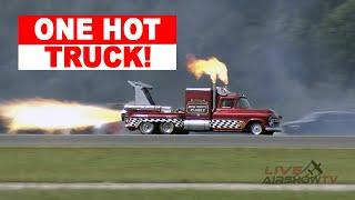 300MPH double jet-powered truck Hot Streak II races Rob Holland in an airplane...who wins?