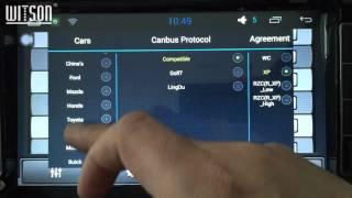 W2-F9XXX Series Android How to Change CANBUS Protocol-Powered by WITSON