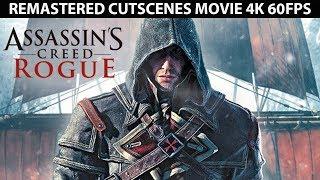 ASSASSIN'S CREED ROGUE REMASTERED All Cutscenes (GAME MOVIE) Full Story 4K 60FPS