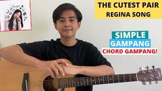 CHORD SIMPLE GAMPANG (The Cutest Pair - Regina Song) (Tutorial Gitar) VIRAL!