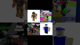 Roblox over the years #robloxnostalgia #nostalgia #robloxclothing #roblox2006 #roblox2024 #roblox fy