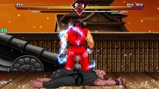 ICE POWER RYU vs EVIL RYU - High Level Insane Fight !