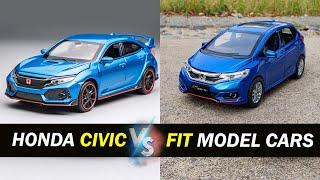 Honda Civic Vs Fit Model Cars Comparison 1:32 Scale | Speedo Club Model Cars in Sri Lanka