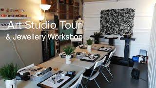 Jewellery Workshop | And Tour of My Sister's Art Studio