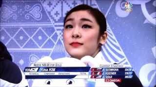 Yuna Kim and Adelina Sotnikova React at Sochi 2014 Figure Skating Finals