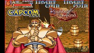 Knights of the Round arcade King Arthur Lev7 Hardest no miss playthrough!