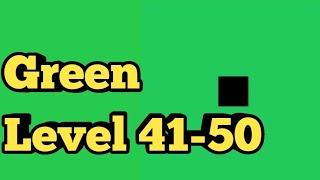 Green Level 41 42 43 44 45 46 47 48 49 50 Green Puzzle Game|Bart Bonte Game Walkthrough