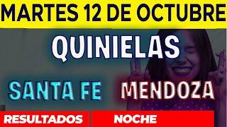 Resultados Quinielas Nocturna de Santa Fe y Mendoza, Martes 12 de Octubre