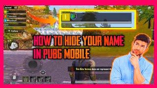 How to hide your name (No name) in Pubg trick | How to make your name invisible\ blank 2022