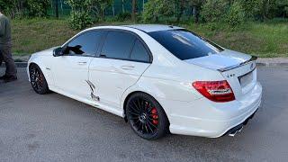 Доигрались! Разбили C63 AMG. Шашки и ДТП на МКАДЕ.