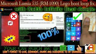 Microsoft Lumia 535 (RM-1090) Logo boot loop fix with Infinity Best dongle