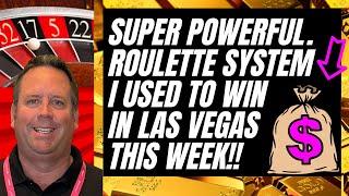 NEW ROULETTE SYSTEM WINS BIG!