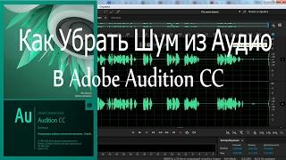 Как убрать шум в Adobe Audition CS6