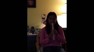 Happy birthday song on recorder