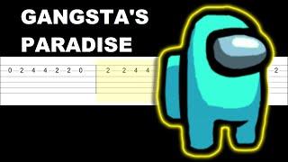 Coolio - Gangsta's Paradise (Easy Guitar Tabs Tutorial)