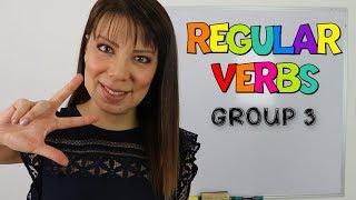 LISTA DE VERBOS REGULARES EN INGLES - GRUPO 3 | PRONUNCIACION ED EN INGLES