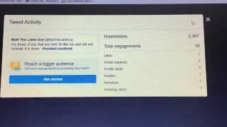 How To View Tweet Activity - Twitter Analytics