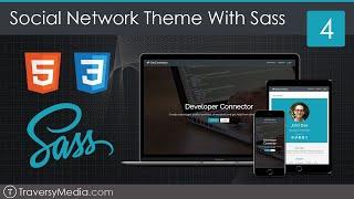 Social Network Theme With Sass - Part 4