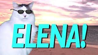 HAPPY BIRTHDAY ELENA! - EPIC CAT Happy Birthday Song