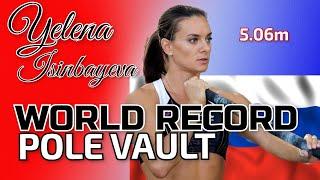 ATHLETICS : WORLD RECORD | Russia’s Pole Vault Champion YELENA ISINBAYEVA - 5.06m