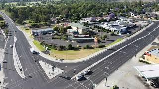 Dubbo, Australia - Town from above (raw/unedited drone footage)