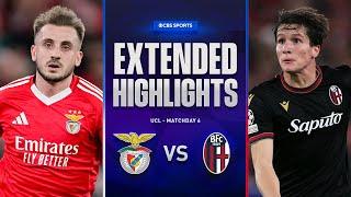 Benfica vs. Bologna: Extended Highlights | UCL League Phase MD 6 | CBS Sports Golazo