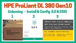 HPE DL380 Gen10 Unboxing | Prepare Server to Install in DATACENTER