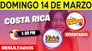 Sorteo 1:00pm Nuevos Tiempos y 3 Monazos Medio día del domingo 14 de marzo del 2021