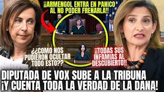 Diputada de VOX ¡DEJA EN SHOCK AL CONGRESO!¡REVELA LO QUE OCULTA TERESA RIBERA y ROBLES de la DANA!