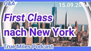 First Class nach New York, Orlando, Kreuzfahrt und zurück