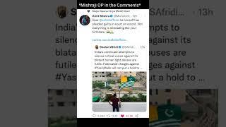 Amit Mishra's savage reply to Shahid Afridi #shorts