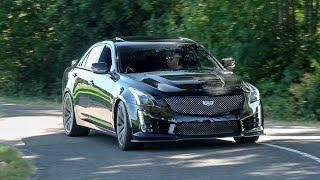 700+ HP Straight Pipe Cadillac CTS-V! Powerslides and BRUTAL Accelerations!