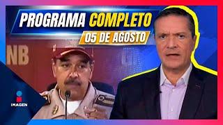 Noticias con Francisco Zea | Programa completo 5 de agosto de 2024