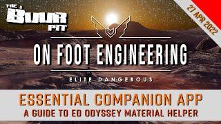 Elite Dangerous Odyssey: On Foot Engineering Essential Companion App