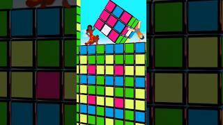 The Infinite Rubik's Cube Down Walk