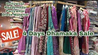 4 Days Dhamaka Sale Daily wear, Partywear, Readymade Suits, Dress Material ₹399 Buy Single Pc
