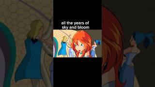 Winx Club - Bloom and Sky's love story [from Season 1 to Season 7] #viral #edit