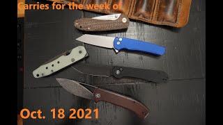 EDC carries for the week of Oct 28