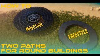 ASA Building Tips / two paths for round building/Freestyle/Move Tool/ kreatives bauen in ARK/ASA