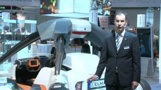 TE Connectivity: Products for Vehicle Electrification and the ELMAR e-car.