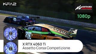 KFA2 X GeForce RTX 4060 Ti Black | Assetto Corsa Competizione | 1080p (FullHD)