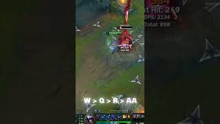 Fastest Talon COMBO!  #shorts #leagueoflegends #riotgames #riotgamesleagueoflegends #gaming