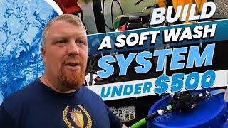 Build a Soft Wash / Roof Wash System Under $500. Parts List included