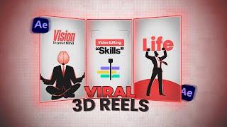 3D VIRAL REELS Editing Like BeTheCut | After Effects