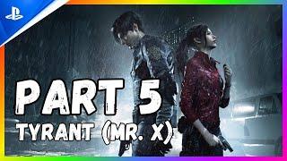 Resident Evil 2 Remake PS5 4K 60FPS - Part 5 - Tyrant (Mr. X)