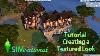 SIMsational Sims 4 Tutorial: Creating a Textured Look