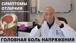 ГОЛОВНАЯ БОЛЬ МЫШЕЧНОГО НАПРЯЖЕНИЯ - часть 1